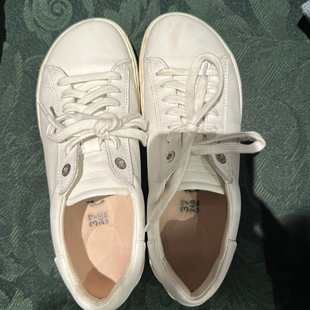 Birkenstock comfy and trendy sneakers.